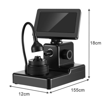 HJ1000 50-1000X Diamond Waist Code Microscope GIA เครื่องประดับรหัสเอวตราสาร, HJ1000