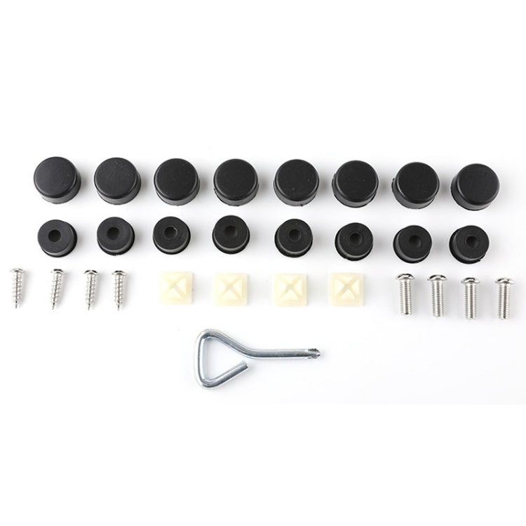 สำหรับกรอบป้ายทะเบียนซิลิโคนรุ่นอเมริกาเหนือ, Screw Accessories
