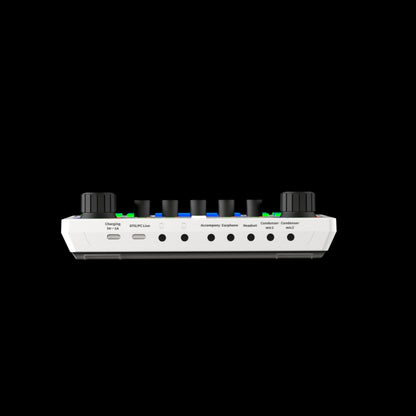 การ์ดเสียง X50 Bluetooth RGB LED พร้อมอินเตอร์เฟสพอร์ต OTG, X50