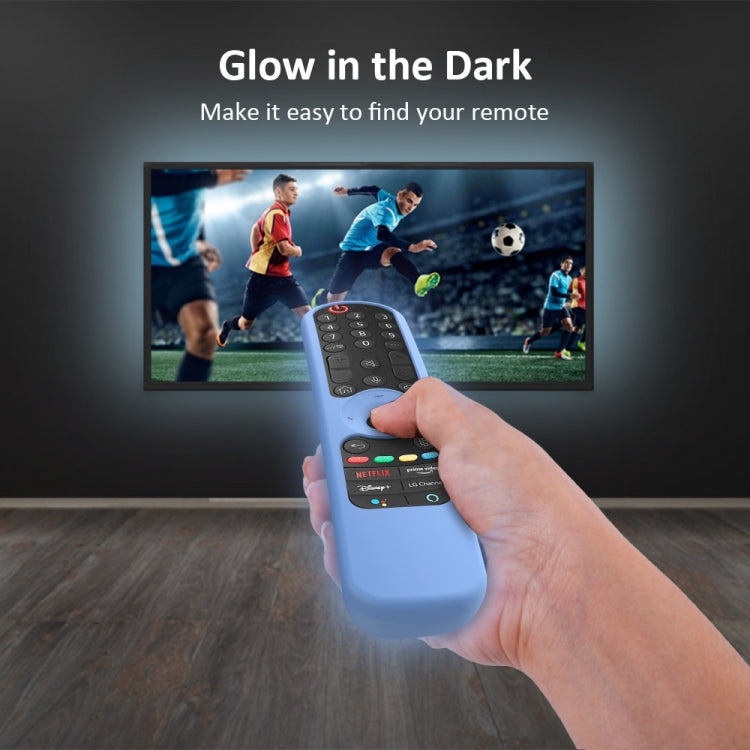 สำหรับ LG AN-MR21GC / AN-MR21N / AN-MR21GA TV รีโมทคอนโทรลซิลิโคน, GS0020  Black, GS0020 White, GS0020 Luminous Blue, GS0020 Luminous Green