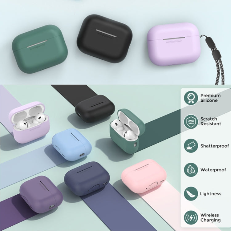 สำหรับ AirPods Pro 2 AhaStyle PT187 เคสซิลิโคนแบบชิ้นเดียวพร้อมเคสเชือกเส้นเล็ก