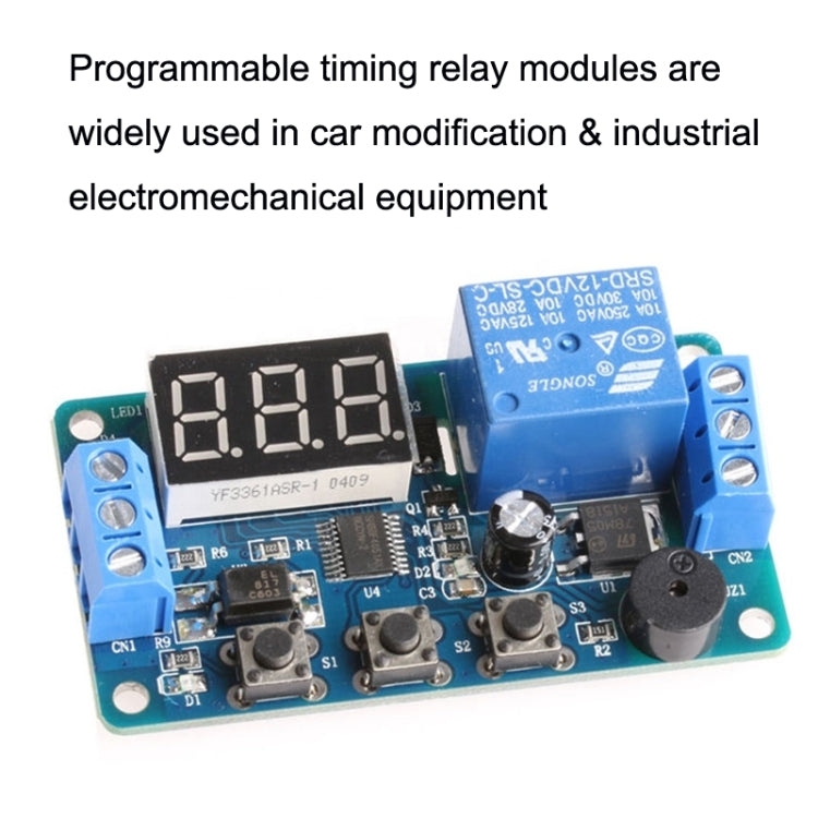DK-C-01 Anti-Reverse Circuit Delay รีเลย์โมดูล DC12V Timing Delay Controller โมดูล, DC 12V