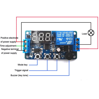 DK-C-01 Anti-Reverse Circuit Delay รีเลย์โมดูล DC12V Timing Delay Controller โมดูล, DC 12V