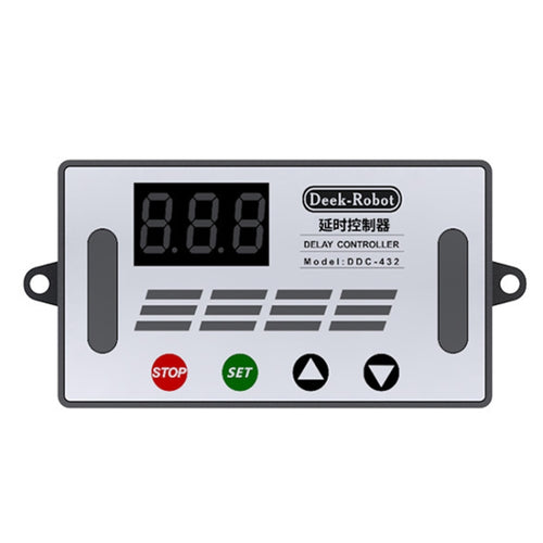 Deek-Robot DDC-432 สวิตช์รีเลย์หน่วงเวลา DC5V-30V Dual MOS Tube Digital แสดงผล Time Relay Controller, Time Relay Controller