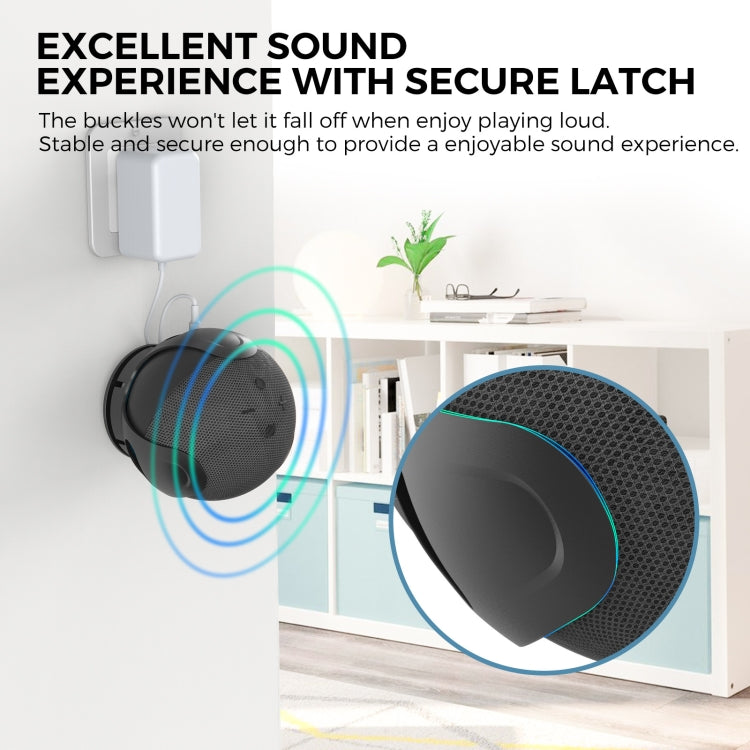 สำหรับ Amazon Echo Dot 4/5 AhaStyle PT183 Speaker Wall Storage Stand, For Amazon Echo Dot 4/5 White, For Amazon Echo Dot 4/5 Black