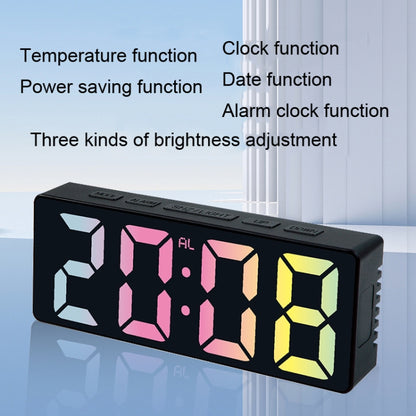 3806C LED ห้องนั่งเล่นในบ้านอิเล็กทรอนิกส์นาฬิกาตั้งโต๊ะปฏิทินถาวรนาฬิกาตั้งโต๊ะดิจิตอล