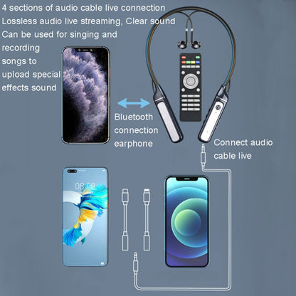 SN-537K 5.3 หูฟัง Bluetooth Live การ์ดเสียงในตัวตัวรับสัญญาณไร้สายหูฟังแบบสปอร์ต