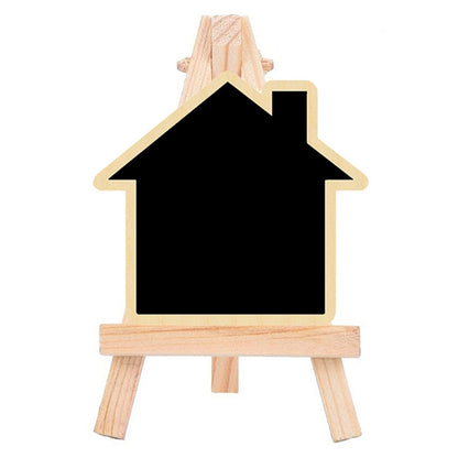 191288 10pcs Small Party Shop Message Blackboard Ornaments Pine Tripod กระดานข้อความตกแต่ง