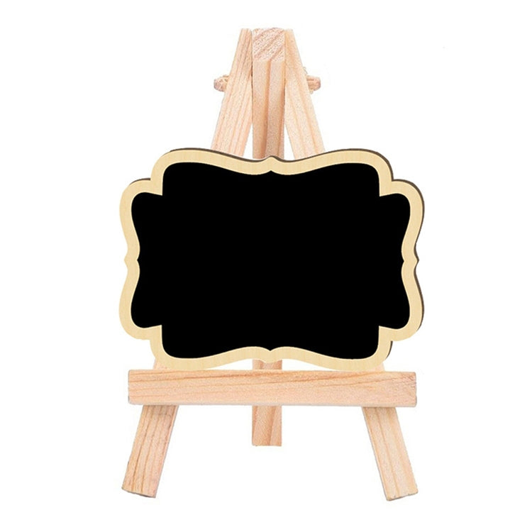 191288 10pcs Small Party Shop Message Blackboard Ornaments Pine Tripod กระดานข้อความตกแต่ง