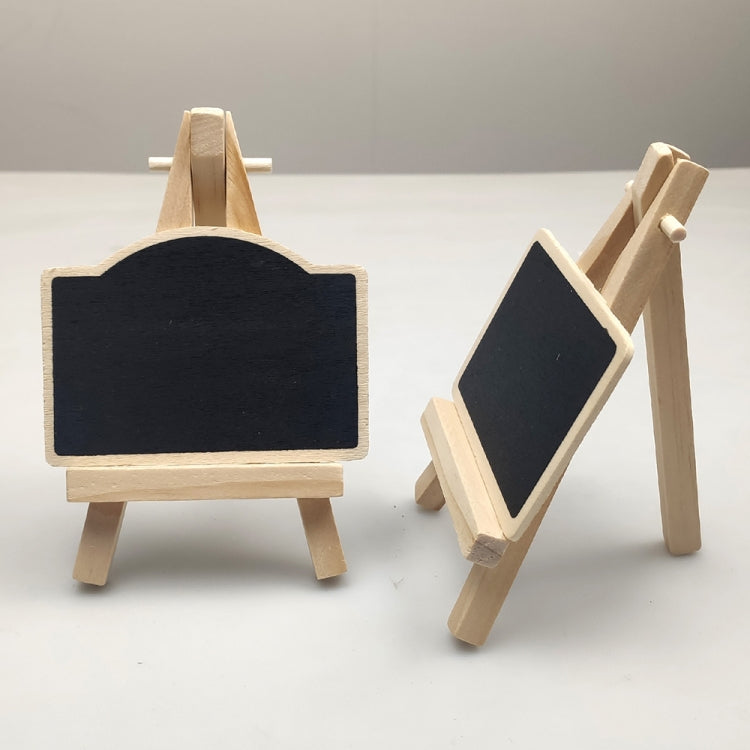 191288 10pcs Small Party Shop Message Blackboard Ornaments Pine Tripod กระดานข้อความตกแต่ง