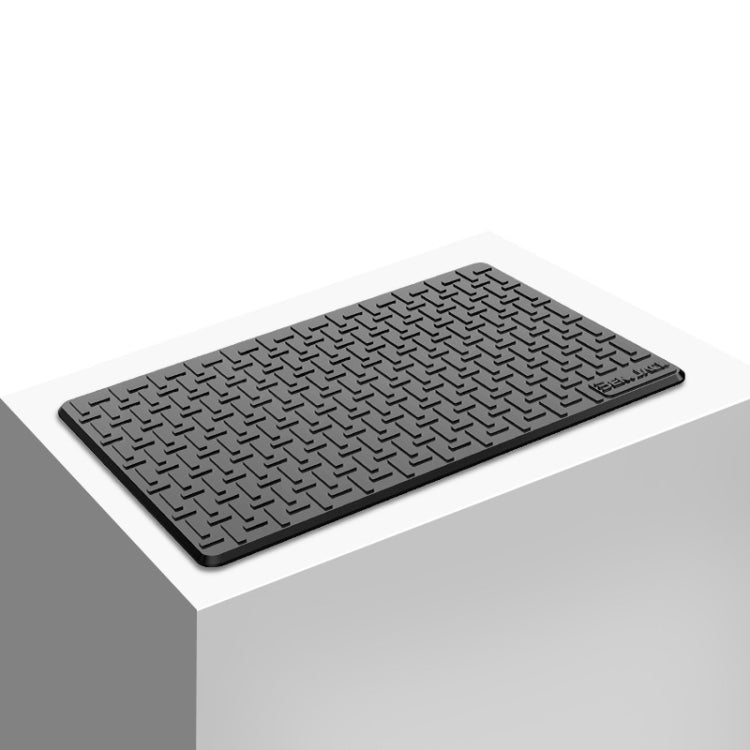 BEN.JACK Car Central Control Dashboard โทรศัพท์มือถือ Anti-Skid Mat, Black Small, Transparent Small, Black Large, Transparent Large