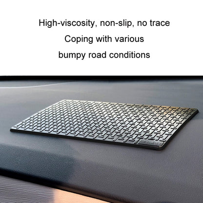 BEN.JACK Car Central Control Dashboard โทรศัพท์มือถือ Anti-Skid Mat, Black Small, Transparent Small, Black Large, Transparent Large