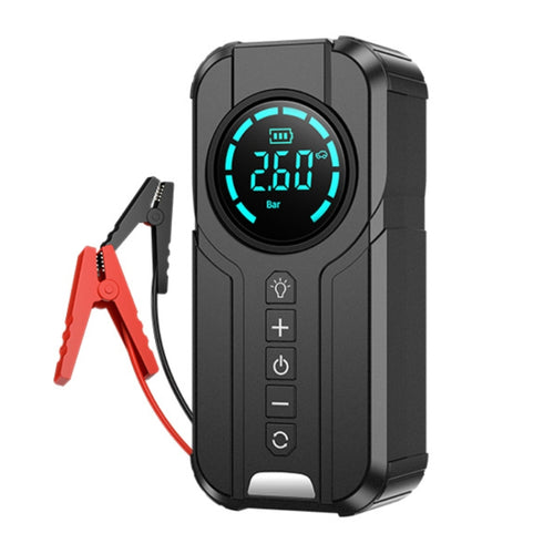 YX1920SH รถจ่ายไฟฉุกเฉินสตาร์ทเครื่องปั๊มลมเครื่อง All-in-one, 8000mAh, 8000mAh+EVA Bag