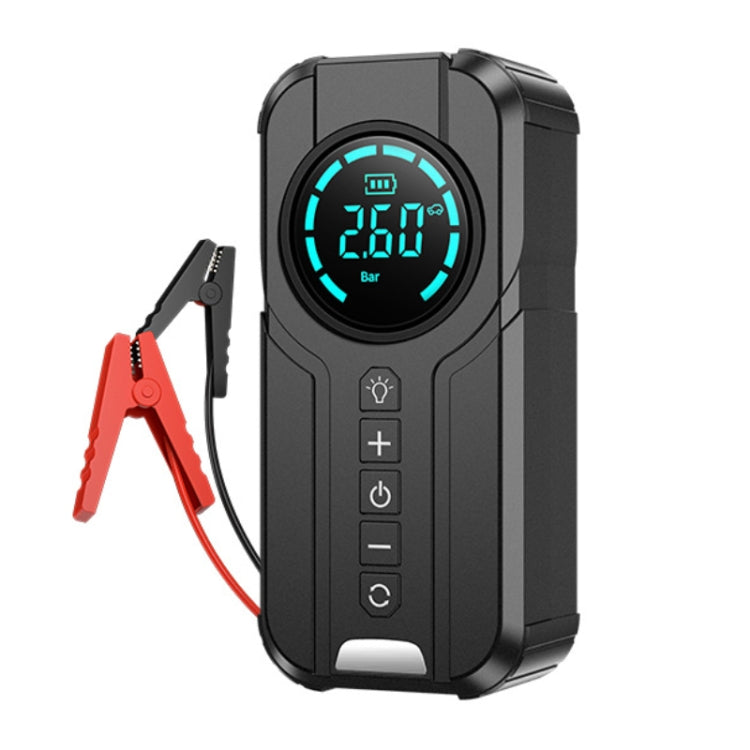 YX1920SH รถจ่ายไฟฉุกเฉินสตาร์ทเครื่องปั๊มลมเครื่อง All-in-one, 8000mAh, 8000mAh+EVA Bag