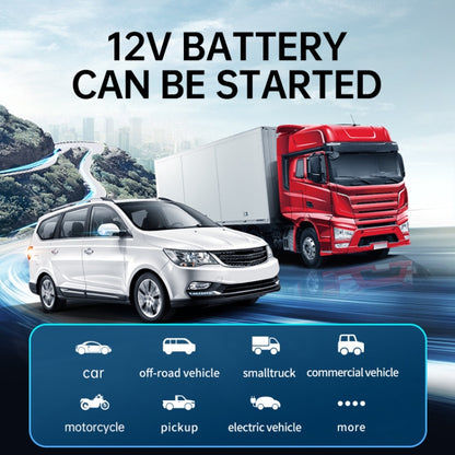 YX1920SH รถจ่ายไฟฉุกเฉินสตาร์ทเครื่องปั๊มลมเครื่อง All-in-one, 8000mAh, 8000mAh+EVA Bag