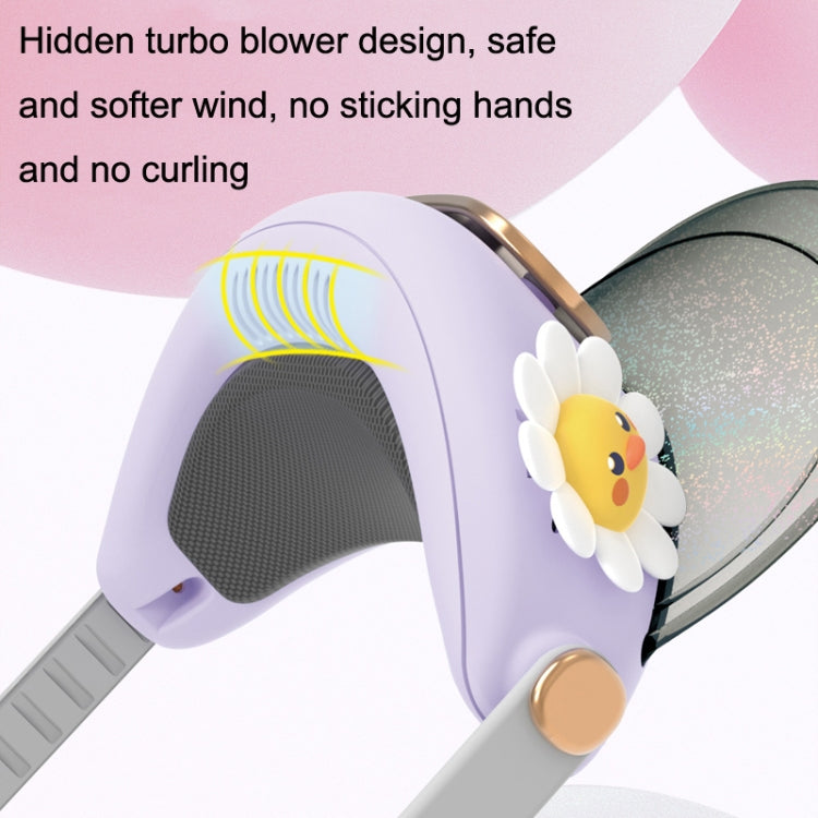 GL130-133 หมวกพัดลมกลางแจ้ง Leafless Mute USB แบบพกพา แคมป์ปิ้ง พัดลมขนาดเล็ก, Star Rabbit, Huahua Duck, Love Dragon
