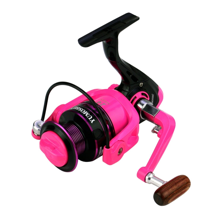 Spinning Wheel Metal Wire Cup Fishing Wheel, YUMOSHI OE2000 (Pink), YUMOSHI OE3000 (Pink), YUMOSHI OE4000 (Pink), YUMOSHI OE5000 (Pink), YUMOSHI OE6000 (Pink), YUMOSHI OE7000 (Pink)