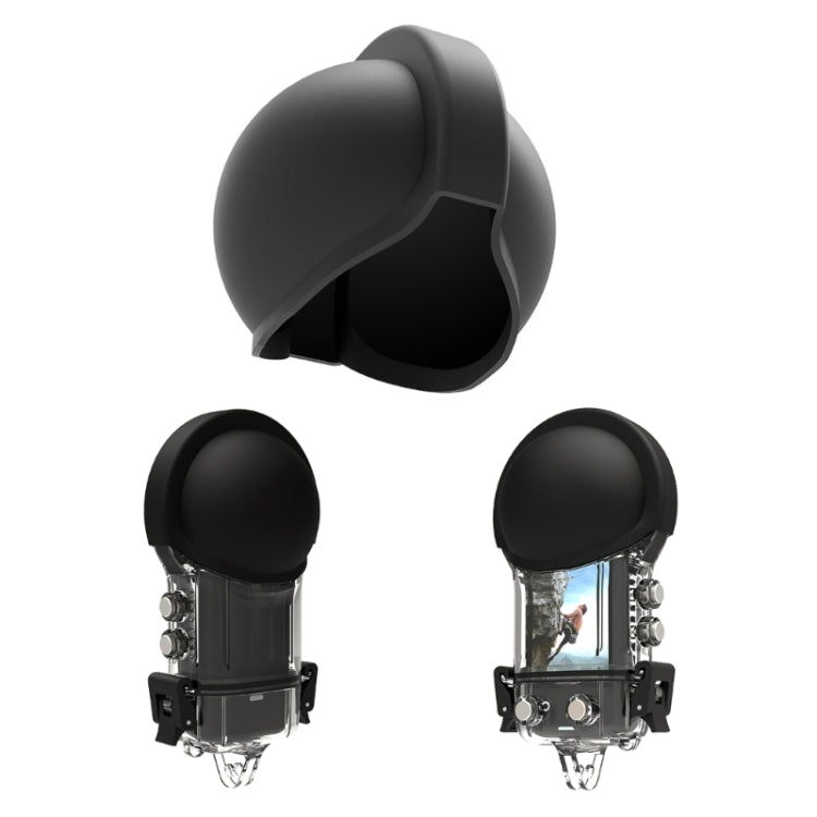 สำหรับเคสป้องกันซิลิโคน Insta360 X3 จำเป็นต้องใช้กับเคสกันน้ำ, Lens Cap