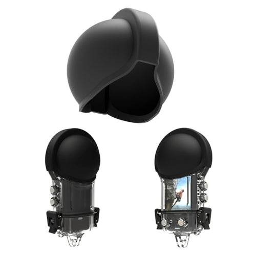 สำหรับเคสป้องกันซิลิโคน Insta360 X3 จำเป็นต้องใช้กับเคสกันน้ำ, Lens Cap