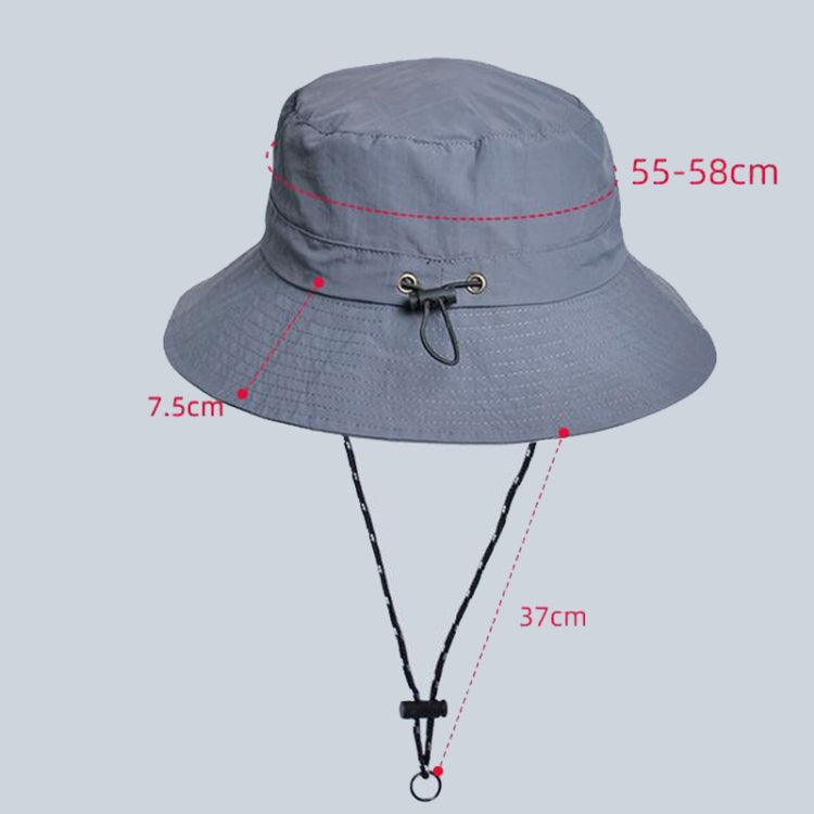 XBG-9225 หมวกชาวประมงกันน้ำฤดูร้อนพับเก็บหมวกป้องกันแสงแดด