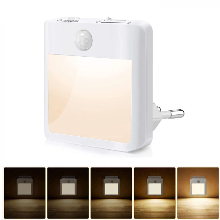 NL2101 Motion Sensor ไฟกลางคืน LED ปลั๊กไฟ AC Dimming Sleep Lights, Spec:, NL2101 Warm EU Plug, NL2101 Warm and White EU Plug, NL2101 Warm US Plug, NL2101 Warm and White US Plug, NL2101 Warm UK Plug, NL2101 Warm and White UK Plug