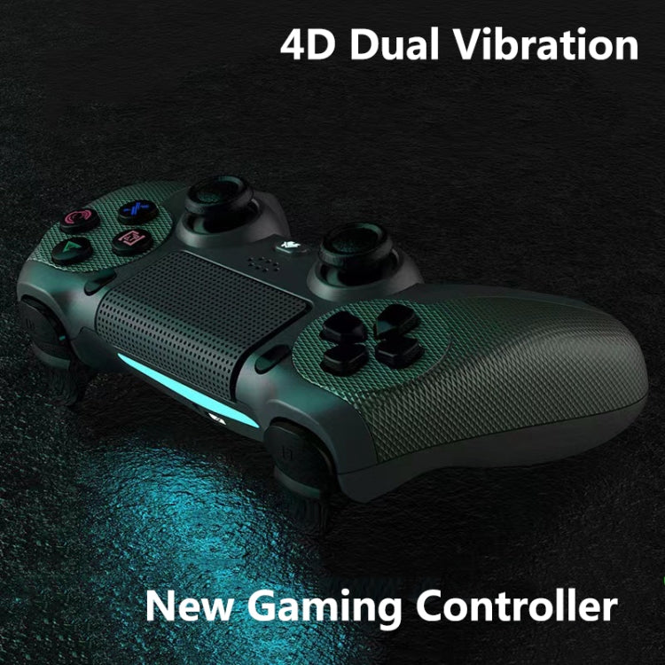 KM048 สำหรับ PS4 Bluetooth Wireless Gamepad Controller 4.0 พร้อมแถบแสง, KM048 (Mint Green), KM048 (Cangling Green), KM048 (Vitality Orange), KM048 (Rose Pink), KM048 (Lemon Yellow), KM048 (Mountain Blue), KM048 (Battle Gray), KM048 (Elegant Silver)    ...