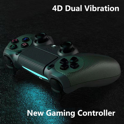 KM048 สำหรับ PS4 Bluetooth Wireless Gamepad Controller 4.0 พร้อมแถบแสง, KM048 (Mint Green), KM048 (Cangling Green), KM048 (Vitality Orange), KM048 (Rose Pink), KM048 (Lemon Yellow), KM048 (Mountain Blue), KM048 (Battle Gray), KM048 (Elegant Silver)    ...