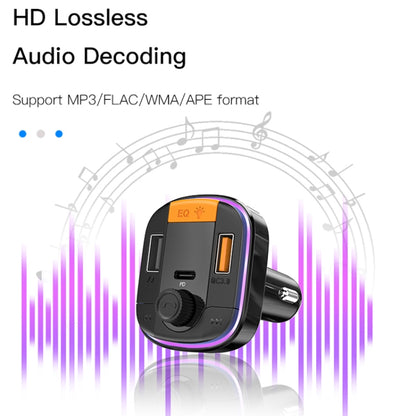 Yesido Y45 Car PD Charger ที่จุดบุหรี่ QC Car Charging USB Bluetooth Digital Display FM, Y45