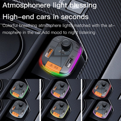Yesido Y45 Car PD Charger ที่จุดบุหรี่ QC Car Charging USB Bluetooth Digital Display FM, Y45