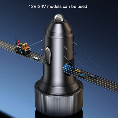 Yesido Y50 Car USB3.0 Fast Charger 30W อลูมิเนียมอัลลอยด์ PD Fast Charging, Y50