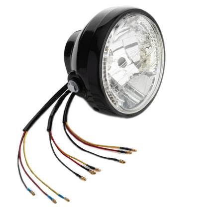 รถจักรยานยนต์ 7 นิ้ว LED ไฟหน้าแองเจิลริงพวงมาลัยพร้อมขายึด, PE-D7inS01TZ 28-36MM