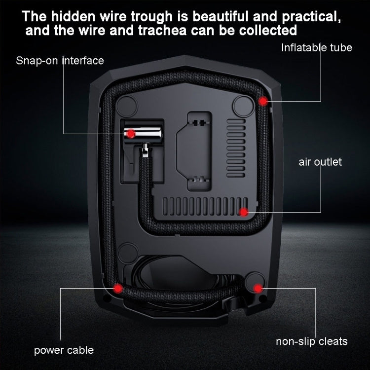 SUITU ST-5002 DC 12V เครื่องอัดลมยางรถ 150 PSI ปั๊มลมอัตโนมัติ, Pointer Model, Digital Display Model, Pointer Model+Toolbox, Digital Display Model+Toolbox