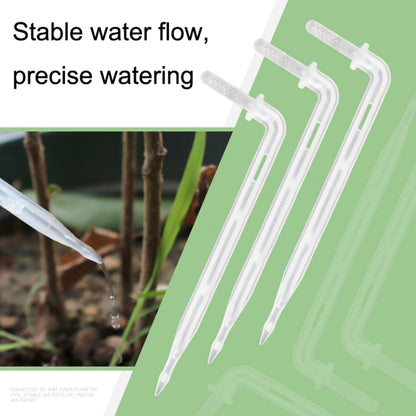 FR-258 40pcs 4/7mm Capillary Transparent Curved Drop Arrow สวน Micro-Spray ชลประทาน Arrow