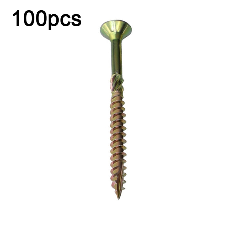 RUITOOL T25 100 ชิ้นสกรูงานไม้ Torx สกรูเกลียวปล่อย, 5 x 80mm, 4.5 x 60mm, 4.5 x 45mm, 4.5 x 35mm