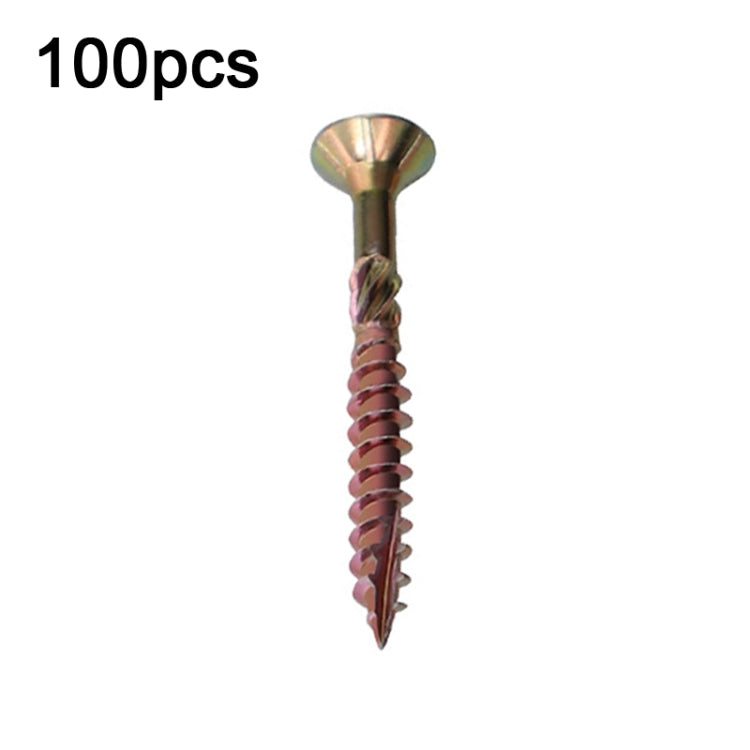 RUITOOL T25 100 ชิ้นสกรูงานไม้ Torx สกรูเกลียวปล่อย, 5 x 80mm, 4.5 x 60mm, 4.5 x 45mm, 4.5 x 35mm