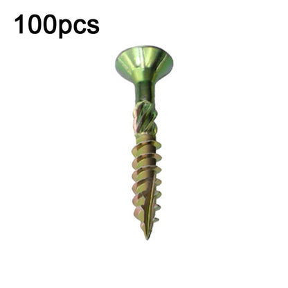RUITOOL T25 100 ชิ้นสกรูงานไม้ Torx สกรูเกลียวปล่อย, 5 x 80mm, 4.5 x 60mm, 4.5 x 45mm, 4.5 x 35mm