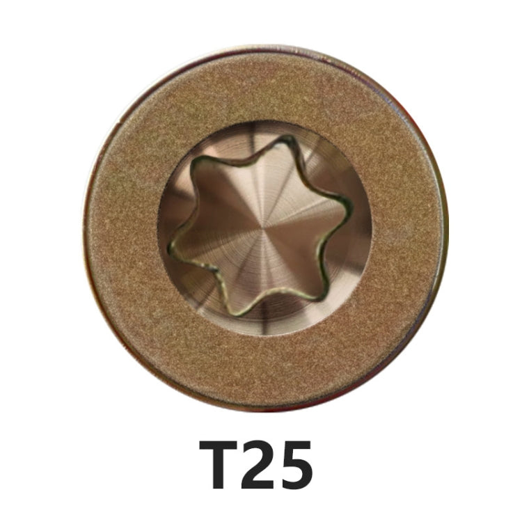 RUITOOL T25 100 ชิ้นสกรูงานไม้ Torx สกรูเกลียวปล่อย, 5 x 80mm, 4.5 x 60mm, 4.5 x 45mm, 4.5 x 35mm