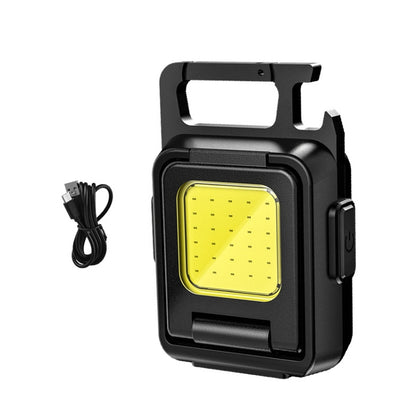 ไฟฉาย COB สองด้าน Mini Keychain Light Camping Light, Without Stand, With Stand