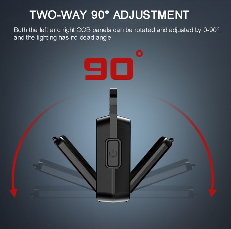 ไฟฉาย COB สองด้าน Mini Keychain Light Camping Light, Without Stand, With Stand