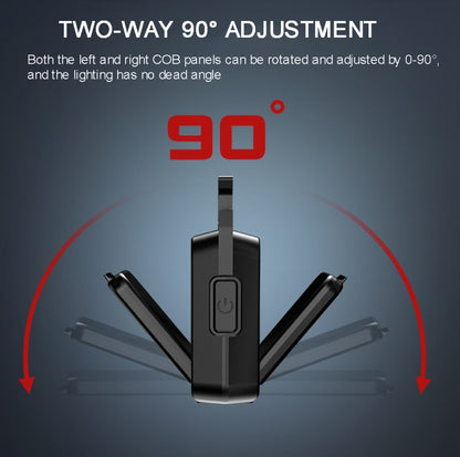 ไฟฉาย COB สองด้าน Mini Keychain Light Camping Light, Without Stand, With Stand