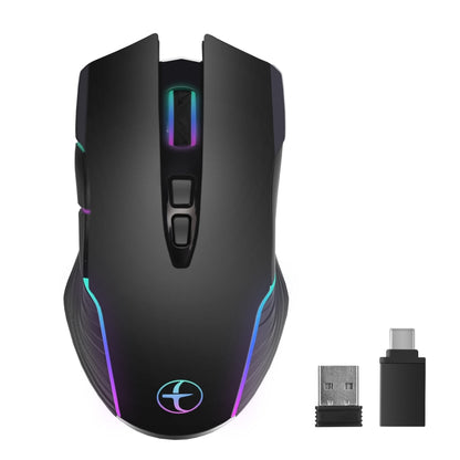 E50 2.4G Wireless Mouse Jiggler เมาส์ไร้สายแบบพกพาพร้อมปุ่ม 7 ปุ่ม