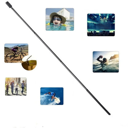ไม้เซลฟี่ที่มองไม่เห็น Monopod แบบขยายคาร์บอนไฟเบอร์สำหรับกล้องกีฬา Insta360 / DJI Action / GoPro / Xiao Yi, 1.5m, 3m, 5m