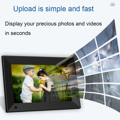 JT101F-C01 กรอบรูปอิเล็กทรอนิกส์ระบบสัมผัสอัจฉริยะขนาด 10.1 นิ้วพร้อมฟังก์ชั่นเซ็นเซอร์มนุษย์, ปลั๊กของสหรัฐฯ, 10.1-Inch