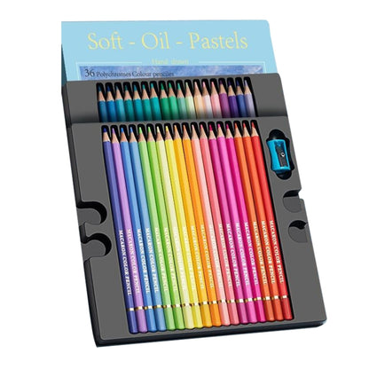 36 สี Oily Bright Color Pencil Studio ชุดพิเศษ, 36 Colors Macaron, 36 Colors Morandi, 36 Colors Classic Model