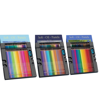36 สี Oily Bright Color Pencil Studio ชุดพิเศษ, 36 Colors Macaron, 36 Colors Morandi, 36 Colors Classic Model