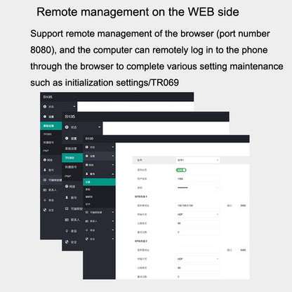 S135 PSTN + SIP การบันทึกโหมดคู่สมาร์ทโฟน 6 วิธีโทรศัพท์เครือข่าย VOIP โทรศัพท์ IP, S135