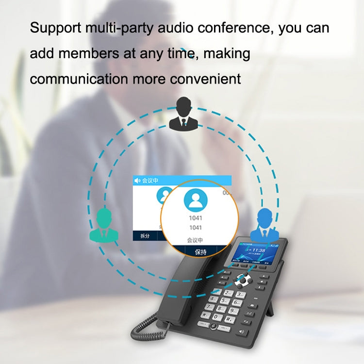 S135 PSTN + SIP การบันทึกโหมดคู่สมาร์ทโฟน 6 วิธีโทรศัพท์เครือข่าย VOIP โทรศัพท์ IP, S135