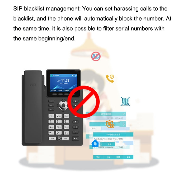 S135 PSTN + SIP การบันทึกโหมดคู่สมาร์ทโฟน 6 วิธีโทรศัพท์เครือข่าย VOIP โทรศัพท์ IP, S135