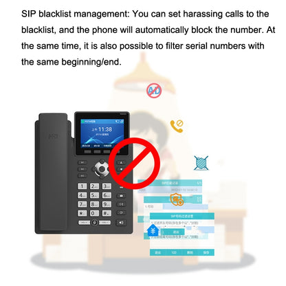 S135 PSTN + SIP การบันทึกโหมดคู่สมาร์ทโฟน 6 วิธีโทรศัพท์เครือข่าย VOIP โทรศัพท์ IP, S135