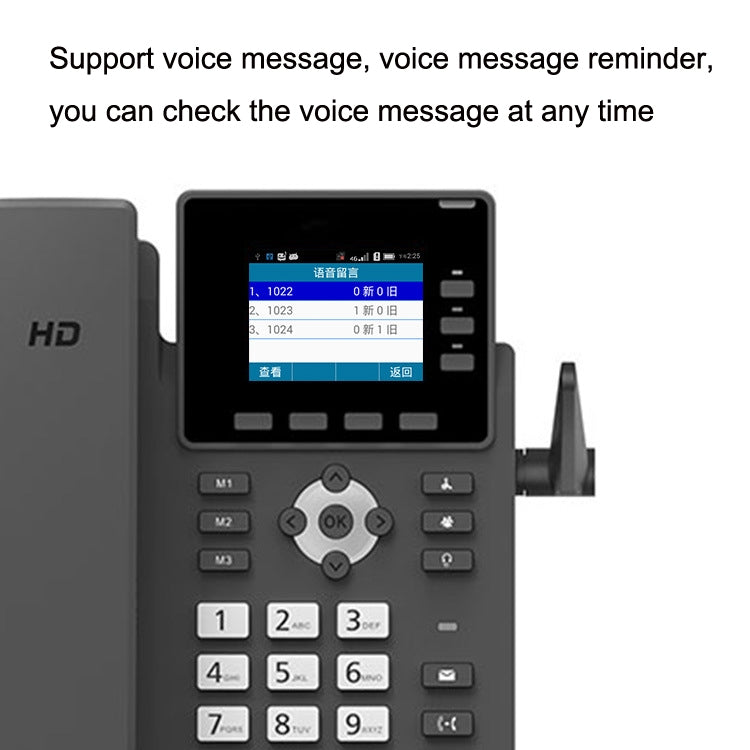 S01 Smart VOIP Network Phone 4G Full Netcom SIP Audio ConferenceBusiness Office โทรศัพท์บ้านไร้สายประจำที่, S01